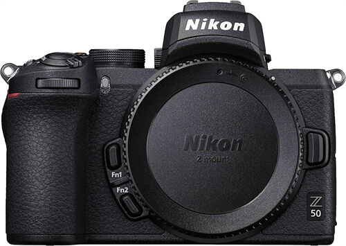 vlogging camera with microphone nikon z50